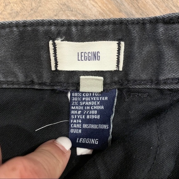 Madewell Black Legging Skinny Jean Size 24 - Picture 8 of 8